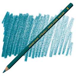 Caran d'Ache Pablo Colored Pencil - Malachite Green pencil and swatch