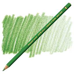 Caran d'Ache Pablo Colored Pencil - Moss Green pencil and swatch
