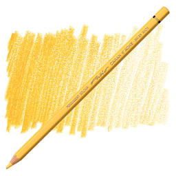 Caran d'Ache Pablo Colored Pencil - Orangish Yellow pencil and swatch