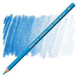 Caran d'Ache Pablo Colored Pencil - Pastel Blue pencil and swatch