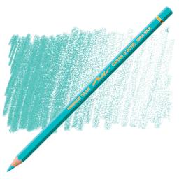 Caran d'Ache Pablo Colored Pencil - Turquoise Green pencil and swatch