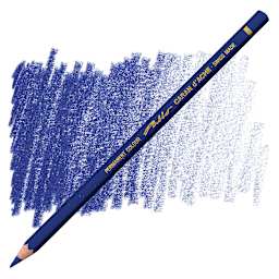 Caran d'Ache Pablo Colored Pencil - Ultramarine pencil and swatch