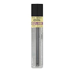Pentel Hi-Polymer Lead Refill - 0.2 mm, Black, HB, Pkg of 12