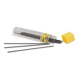 Pentel Graph Gear 1000 Lead Refill - 0.9 mm, Black, HB, Pack of 12 packaging open