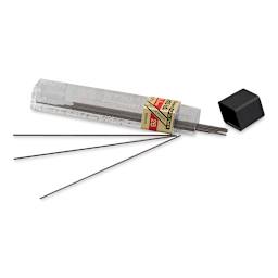 Pentel Hi-Polymer Lead Refills - 0.5 mm, Black, 2B package open