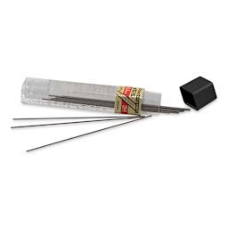 Pentel Hi-Polymer Lead Refills - 0.5 mm, Black, 2H packaging open