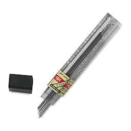 Pentel Graph Gear 1000 Lead Refill - 0.5 mm, Black, HB, Pack of 12