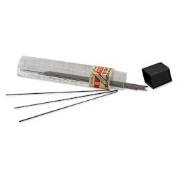 Pentel Hi-Polymer Lead Refills - 0.5 mm, Black, B packaging open