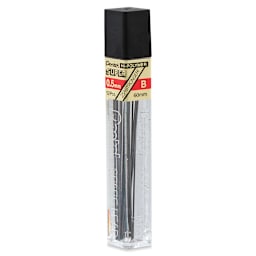 Pentel Hi-Polymer Lead Refills - 0.5 mm, Black, B