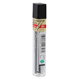 Pentel Hi-Polymer Lead Refills - 0.5 mm, Black, 3H back of package