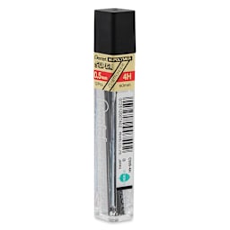 Pentel Hi-Polymer Lead Refills - 0.5 mm, Black, 4H back of package