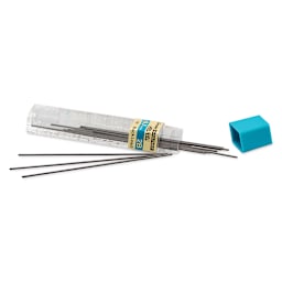 Pentel Hi-Polymer Lead Refills - 0.7 mm, Black, 2B packaging open