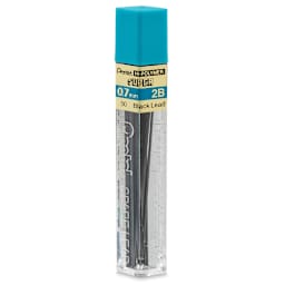 Pentel Hi-Polymer Lead Refills - 0.7 mm, Black, 2B