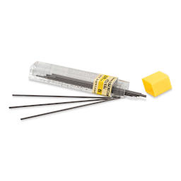 Pentel Hi-Polymer Lead Refills - 0.9 mm, Black, B packaging open