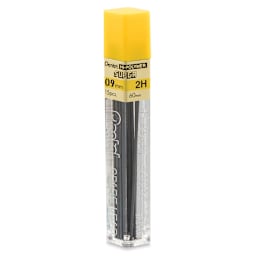 Pentel Hi-Polymer Lead Refills - 0.9 mm, Black, 2H