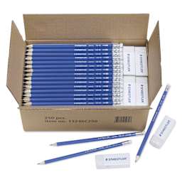 Staedtler My First Norica Pencil - Class Pack of 250, packaging open to show contents