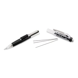 Pentel Twist-Erase Click Mechanical Pencil - 0.5 mm, Black separated to add lead