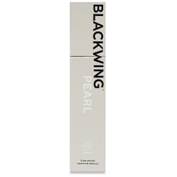 Blackwing Pencils - Pearl White, Pkg of 12, Balanced, front of the box