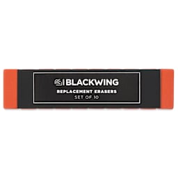 Blackwing Pencil Replacement Erasers - Red, Box of 10