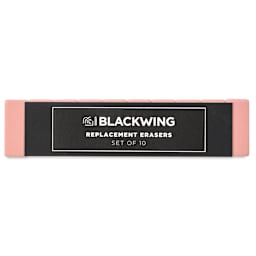 Blackwing Pencil Replacement Erasers - Pink, Box of 10