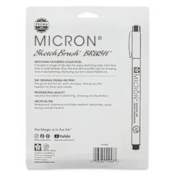 Sakura Pigma Micron Pens - Blick Exclusive! Sketching Favorites Set of 8, back of the packaging