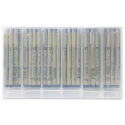 Sakura Pigma Micron Pens - Set of 72, Black, Assorted Sizes, panes inside the pack