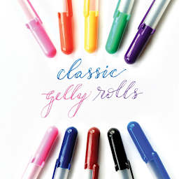 Sakura Gelly Roll Classic Pens (example of writing with pens)