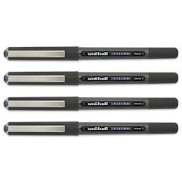 Uni-Ball Vision Rollerball Pen - Black, 0.5 mm, Pkg of 4