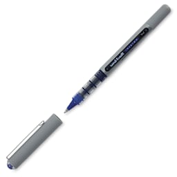 Uni-Ball Vision Rollerball Pen - Blue, 0.7 mm cap separated from pen