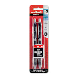 SIGNO 307 Pen Black - Fine Point .7mm, 2/Pkg.