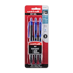 SIGNO 307 Pen Blue - Micro Point .5mm, 3/Pkg.