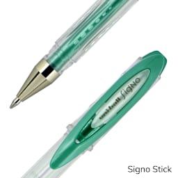Signo Stick Gel Pen Metallic Green