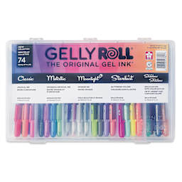 Sakura Gelly Roll Complete Pen - Set of 74, front of the packaging