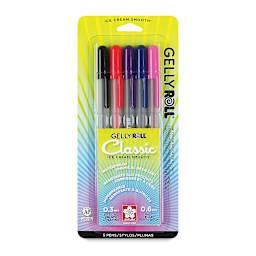 Sakura Gelly Roll Pen Set - Dark Colors, Set of 5, Fine Point