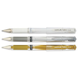Uni-Ball Signo Impact Rollerball Gel Pens - Assorted, Set of 3