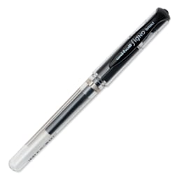 Uni-Ball Signo Impact Rollerball Gel Pen - Black, cap on