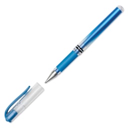 Uni-Ball Signo Impact Rollerball Gel Pen - Metallic Blue