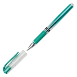 Uni-Ball Signo Impact Rollerball Gel Pen - Metallic Green