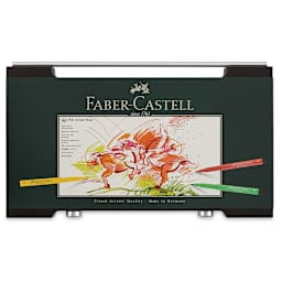 Faber-Castell Pitt Artist Pens - Assorted Colors, Assorted Nibs, Set of 90 (front of package)