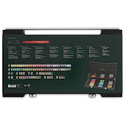 Faber-Castell Pitt Artist Pens - Assorted Colors, Assorted Nibs, Set of 90 (back of package)