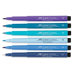 Faber-Castell Pitt Artist Pen Set - Good Vibes Only! Lettering Set, Set of 6 (out of package)