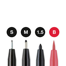 Faber-Castell Pitt Artist Pens - For the Love of Letters Lettering Set, Set of 4