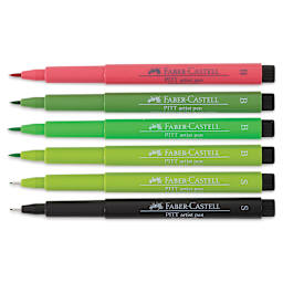 Faber-Castell Pitt Artist Pens - Be Bold Lettering Set, Set of 6 (out of package)