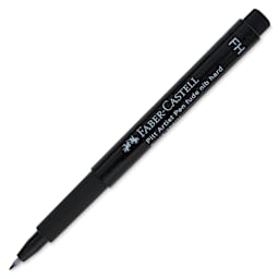 Faber-Castell Pitt Artist Pen - Black, Fude, Hard Brush Tip