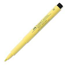 Faber-Castell Pitt Artist Pen - Light Yellow Glaze, Brush Nib