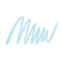 Faber-Castell Pitt Artist Pen - Light Cobalt Turquoise, Brush Nib swatch