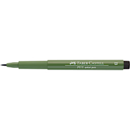 PITT Artist Brush Pen Chromium Oxide Green - Trilingual Packaging