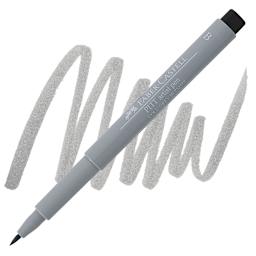 Faber-Castell Pitt Artist Pen - Cold Gray III, Brush Nib pen and swatch