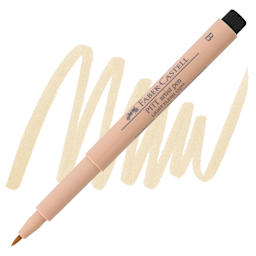 Faber-Castell Pitt Artist Pen - Beige Red, Brush Nib pen and swatch