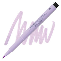 Faber-Castell Pitt Artist Pen - Lilac, Brush Nib pen and swatch